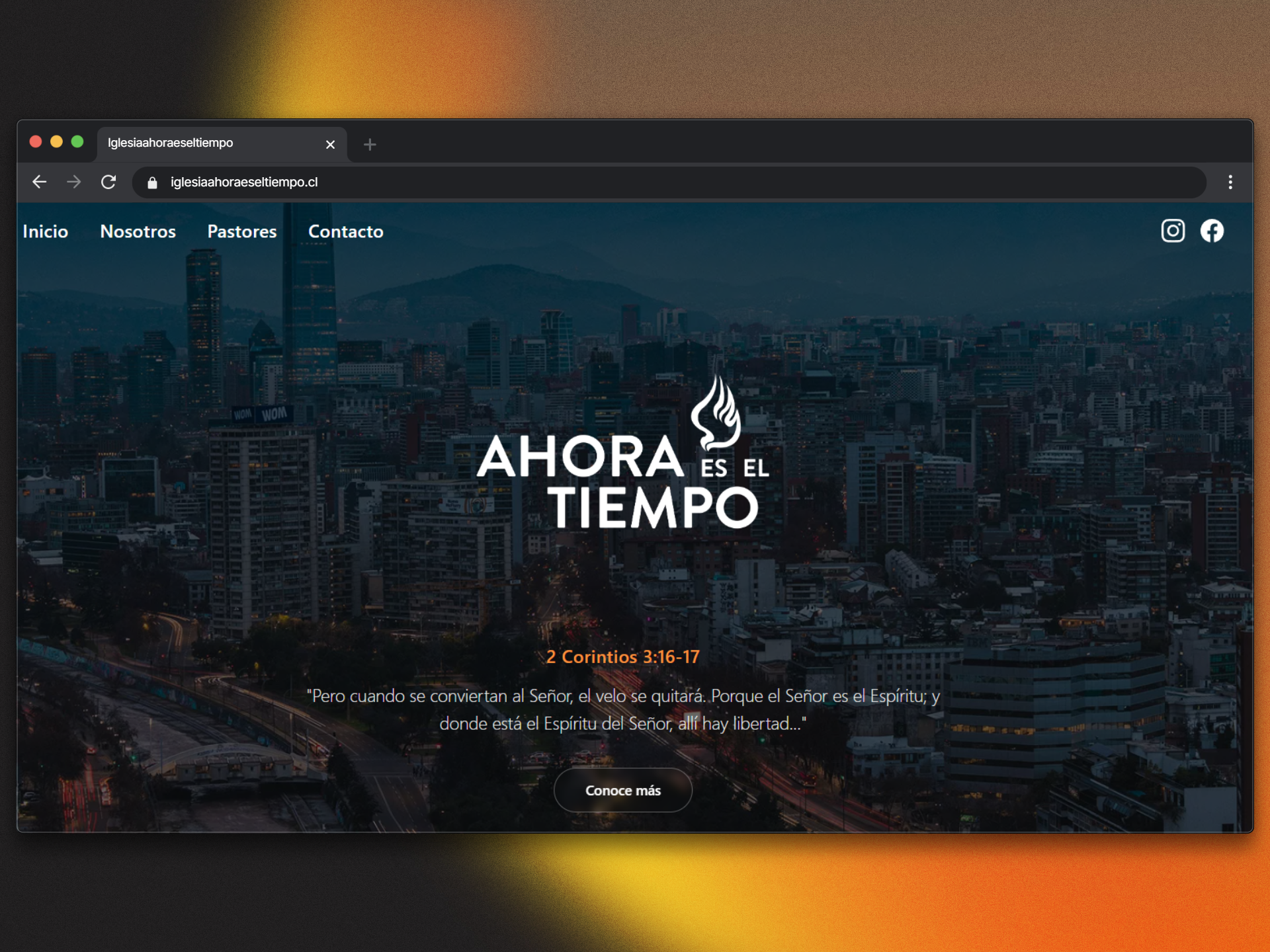 Screenshot del proyecto Portal Web Institucional (AET)
